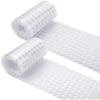 Taškiniai Lipdukai Lipni tvirtinimo juosta Taškeliai 10/15/20/25/30mm Stiprūs klijai Lipduko diskas Baltas Juodas Apvalus monetos Kabliukas Kilpa Juosta 10mm 100Pairs white