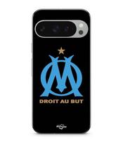 Case - MANIACASE - Google Pixel 9 Pro - OM Olympique de Marseille Logo - Silicone - Soft juoda