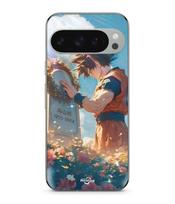 Dėklas - MANIACASE - Google Pixel 9 Pro - Akira Toriyama Son Goku - Lankstus - Juodas juoda
