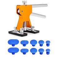 Car Dent Puller Dent Remover Body Suction Cup Paintless Repair Tools Kit For Auto Hail Pit Home Diy geltona