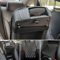 Auto Armrest Cushion Cover Leather Center Console Box Protector Accessories Pad Car Padding Arm Universal Rest Car Soft Int G1R9 raudona