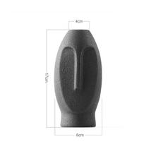 Nordic Ceramic Vase Face Carving Art Flower Pot for Home Living Room Decoration Interior Office Desktop Decor Gift Modern