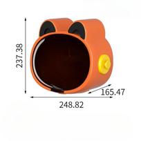Nuimamos servetėlių dėžutės Kawaii Sieninis tualetinio popieriaus laikiklis Katės ausies papuošalų laikymo dėžutė Vonios dekoravimo aksesuarai black