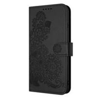 Flip Case For Honor 90 100 200 X6A X6B Pro Lite Smart 4G 5G Leather Embossed Card Slots Wallet Casing Cover Honor 90 juoda