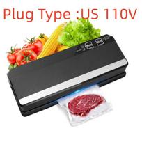 Food Vacuum Sealer, Food Saver Vacuum Machine, with 5pcs Vacuum Seal Bags, Dry & Moist Food Modes, Quick Seal, Easy to Clean black
