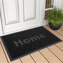 Floor Mat Modern Simple Rubber Floor Mat Dust Carpet Entrance Door Door Mat 45*75cm black