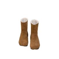Inner height leather snow boots retro fur short boots cotton shoes 35 kupranugaris