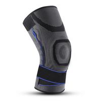 1PCS Kneepads Knee Support Protector with Silicone Design and Flexible Elastic Fitness Soft L size mėlyna