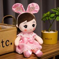Kawaii Triušio Fėjos Mergaičių Pliušinis Žaislas Mielas Išskirtinis Pliušinis Namų Gėlių Suknelės Lėlė Mergaičių Gimtadienio ar Kalėdų Dovana aboat 45CM