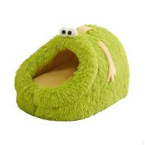 Animal House, Cozy Tent for Cats and Dogs, Removable Cushion Included S yellow