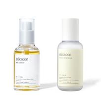 mixsoon BEST Serum & Essence rinkinys (Sojų pieno serumas + pupelių/kongo esencija) SET white