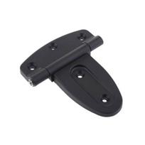Plastic T-Strap Shed Hinge Heavy Duty Gate Strap Hinge Barn Door Hinges Vintage Style Hardware Rustproof Black