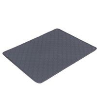Washable Pet Diaper Pads Non-slip Non-stick Hair Pet Absorbent Diaper Pads Multi-functional Cat And Dog Training Diaper Pads 30*30cm pilka