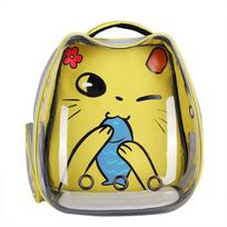 Cat Bag Breathable Pet Bag Outdoor Portable Bag Transparent Space Bag Pet Car 34*40*28cm black