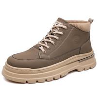 Spring Handmade Outdoor Sports Shoes Thick Soled Comfortable Ankle Boots Lace Up High Top Shoes High-quality Luxury Denim Boots 39 ruda