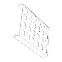 Coffee Capsule Holder Display Espresso Cups Capsules Shelf Storage Rack Pod Household Beans 34.5x25cm white