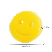 Sponge Holder Suction Cup Smiling Face Sponge Holders for Kitchen Sink Bathroom Holding Sponges Rack originality Play tricks yellow