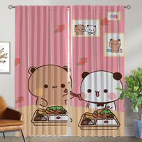 Tulle for Bedroom Bubu and Dud Elegant Room Curtains 2 Pieces Home Interior Curtains Blackout Curtain Shades Partition Living W50xH70cmx2pcs-CL