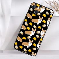 Cartoon Corgi Dog Phone Case For iPhone 16 15 14 12 11 13 Pro Max 7 8 Plus X XR XS Max 13 12 Mini Cover iPhone 11 Pro beige