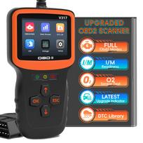 OBD2 Scanner Car Code Reader Check Engine Light Reader OBDII/EOBD Car Computer Diagnostic Scan Tool oranžinė