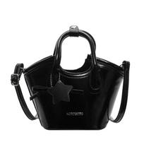 Fashion Traveling Zipper PU Crossbody Bags  Versatile Fashion Female Shoulder Bags Solid Color Female Bag