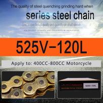 High Quality Motorcycle O-ring Oil seal Chain Sets For 428 chain 136 Link 520 525 530 chains 120 Links with Facotry Sale