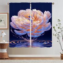 Ballet Fairy Bedroom Blackout Curtains for Window Kitchen Curtain Tiebacks Living Room Curtain Black Out Curtains Salon 2 Pieces W50xH70cmx2pcs-CL
