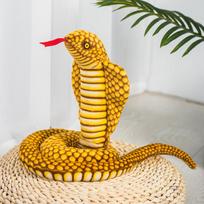110CM Imituotas Pitono Gyvatės Pliušinis Žaislas Milžiniškas Boa Kobra Ilga Iškamša Gyvatė Pliušinis Pagalvė Vaikams Berniukams Dovana Namų Dekoracija yellow