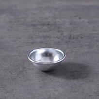 Practical Daifuku Dessert Bomb Mold Pan Tin Baking Cake Pastry Mould Snowball Mochi Mold 3D Aluminum Ball gray