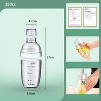350/500/700/1000 ml PC dervos kokteilių plaktuvas, namų baro įrankis, Martini rankinis plaktuvas su skale, pieno, vyno, gėrimų plaktuvas, baro įrankis