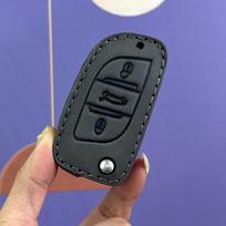 Peugeot Key Cover for 4008, 508, 308, New 408, and 2008 with Dongfeng Logo Peugeot B model single leather case
