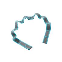 Yoga Pull Strap Fitness Stretching Band Resistance Loop Blue 9 Loops Comfortable and Long-lasting