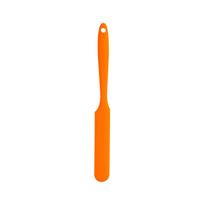Silicone Long Scraper Color Cream Long Knife Scraper Cake Making Small Accessories Silicon Spatula Baking Tools for Cakes oranžinė