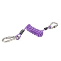 Scuba Diving Lanyard 304 Stainless Steel Reusable With Buckle Underwater Camera Anti Lost Rope for violetinė