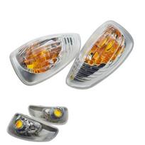 Geltoni šoniniai veidrodėlių posūkių signalai kairys ir dešinys 2 vnt. Renault Master Mk3 Opel Movano B NV400 2010-2020 OEM 261652475R 261603141R