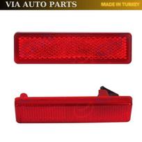 2pcs Rear Bumper Reflector For  Master Mk2 II Traffic Mk2 II Trafic Mk3 III Movano Oem 7700353184