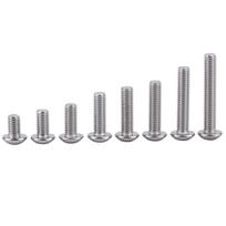 SS304 Steel Hex Socket M5 Screws Bolts and Nuts Fastener (Button head)