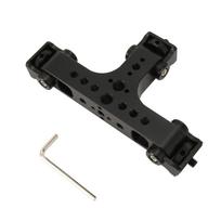 Triple Phone Holder Tripod Mount Adaptor 180 Degree Rotating Ball Head Vlogging Live Streaming Tool black