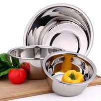 Virtuvės reikmenys Nerūdijančio plieno Ryžių makaronų tirštos sriubos dubuo Daržovių dubuo Virtuvės reikmenys AVE 18cm gray