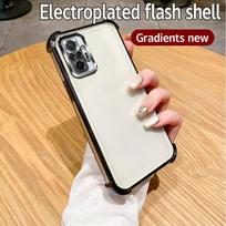 For Redmi Note 10 Pro Case Redmi Note 10 Pro Max Cover Note 10 4G Phone Case Bumper Shockproof Protect Cover Clear electroplate For Redmi Note 10 4G