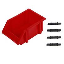 Dėklas Sandėliavimo dėžutės Klasifikacija Prekės HDPE įpurškimas red