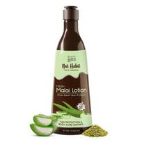 Nat Habit Fresh Whipped Body Lotion, Aloe Saunf Sun Protect Malai Lotion, Detan Hydration, Body Acne Control & 24 Hours Moisture, 250 ml (Pack of 1)