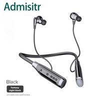 Double Speaker Bluetooth Headset Hanging Neck Large Power Noise Reduction Wireless Bluetooth Movement juoda