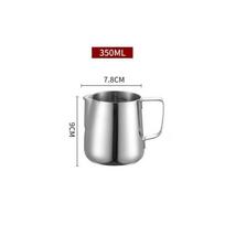 350/600/1000ml Pieno Putų Pienelis su Skale Nerūdijančio Plieno Kavos Puodelis Ąsotis Latte Espresso Garinimo Kapučino Puodelis
