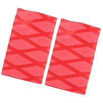2 Pcs Table Tennis Racket Soft Grip Tape Ping Pong Bat Grips Sweatband Heat Shrinkable Anti Slip raudona