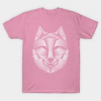 T Shirt Women Wolf Harajuku Print Kawaii Tshirt Summer Short Sleeve Female T-Shirt Top Tee S rožinė