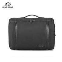 Laptop Sleeve Bag Kingsons For 15.6 inch Laptop Ultra-thin Business Travel Handbag Concise Lightweight Male Briefcase Waterproof Black KS10302W juoda