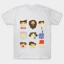 T Shirt Women Robins Faces Harajuku Print Kawaii Tshirt Summer Short Sleeve Female T-Shirt Top Tee 4XL white