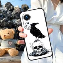 Crow Raven Dark Skull Case For Honor X8a X9a X6a X7a X6 X7 X8 X9 X9b X8b Honor 70 50 90 Lite Magic 5 6 Pro Cover Honor X8a black