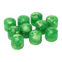 Volume Tone Dome Knobs Plastic Control Electric Guitar Bass Parts Accessories with Hex Wrench GD87 žalia